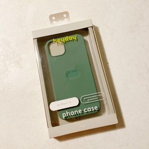 iPhone 13 Silicone Case Heyday antimicrobial dark green